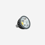 6W LED Bulb (Black or Silver)